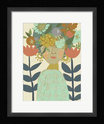 Framed Botany Beauty II Print