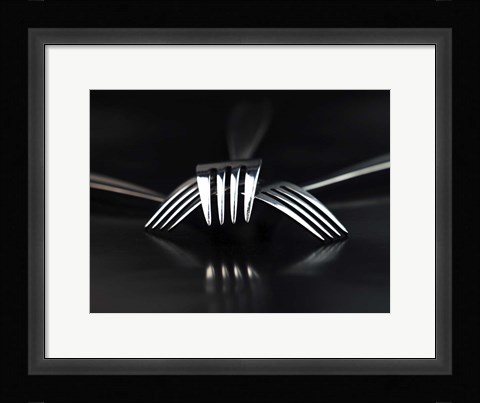 Framed Forks 16 Print