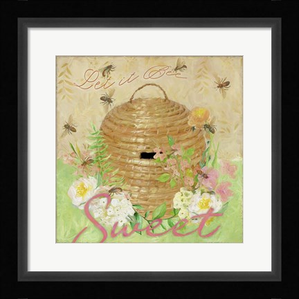 Framed Let it Bee Sweet Print