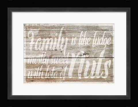 Framed Family is like Fudge Print
