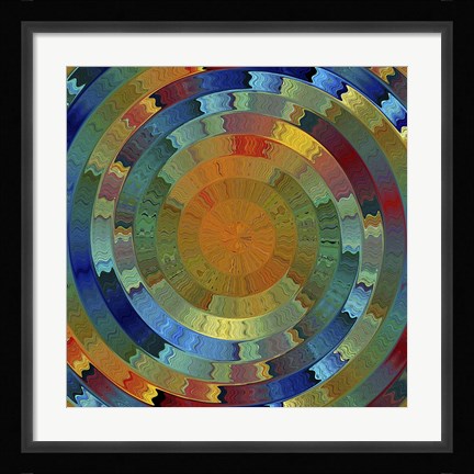 Framed Native Sun Print