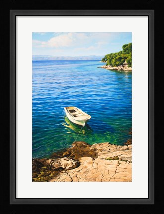 Framed Rocky Shore Print