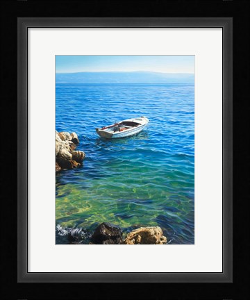Framed Swaying Boat Print