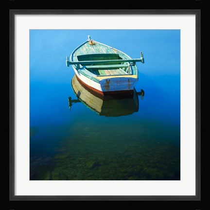 Framed Unchained Boat Print