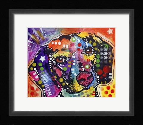 Framed Spotted Beagle Print