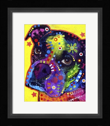 Framed Young Boxer Print