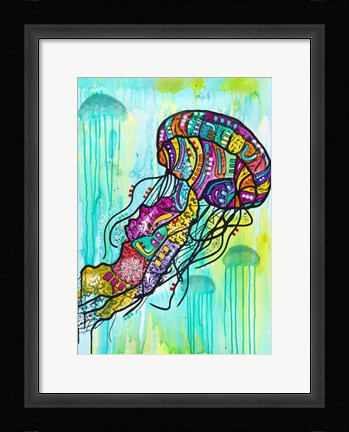 Framed Jellyfish Print