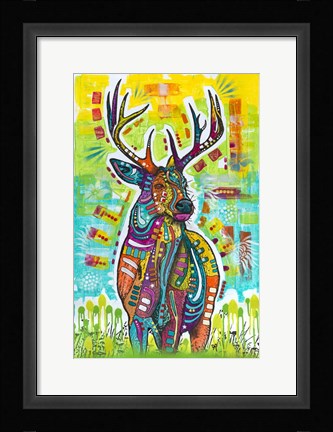 Framed Buck Mondays Print