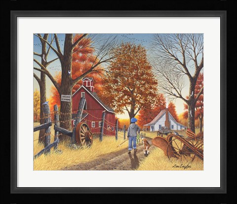 Framed Welcome Neighbors Print