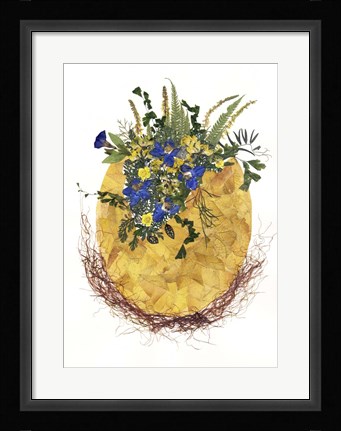 Framed Flower Egg Print