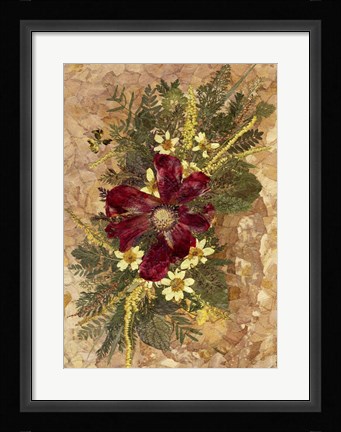 Framed Flower Fantasy 18 Print