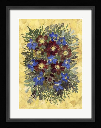 Framed Flower Fantasy 27 Print