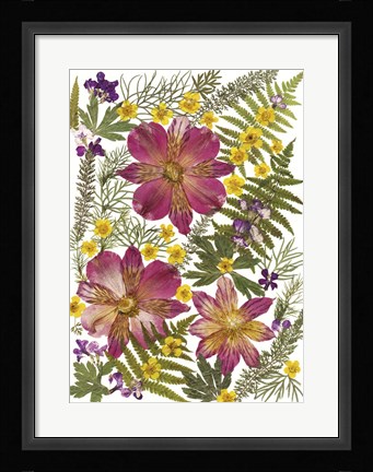 Framed Flower Fantasy 31 Print