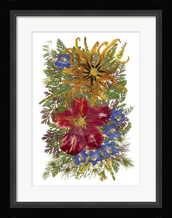 Framed Flower Fantasy 35 Print