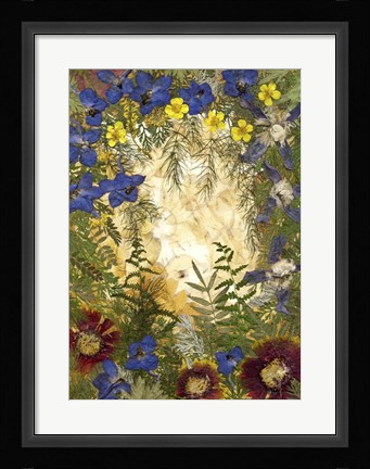 Framed Flower Fantasy 43 Print