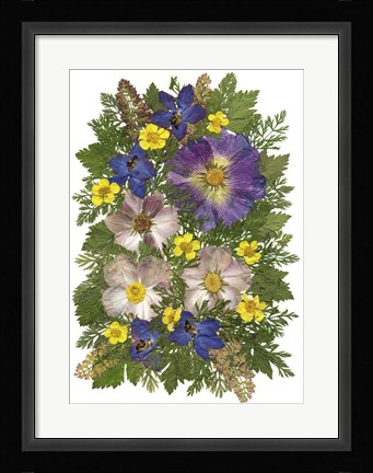 Framed Flower Fantasy 44 Print