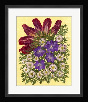 Framed Dried Flowers 35 Print