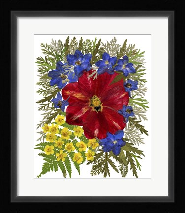 Framed Dried Flowers 41 Print