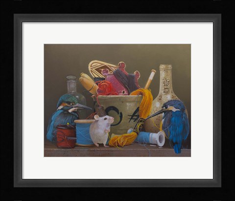 Framed Stitched Print