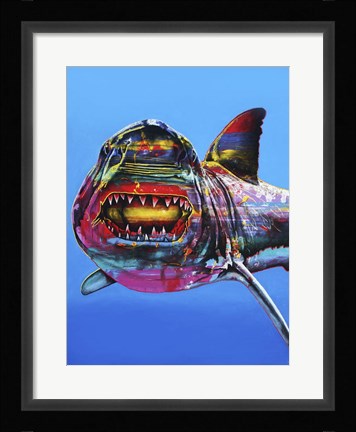 Framed Bite me Print