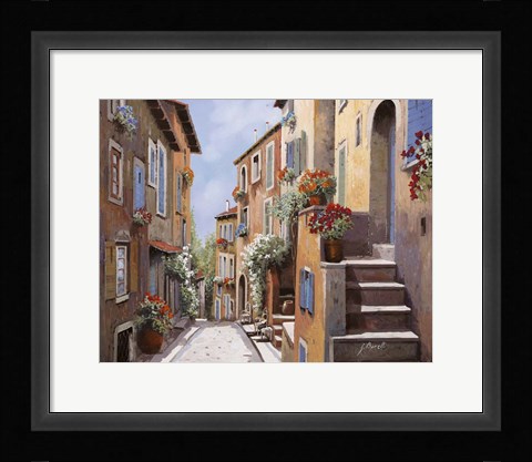 Framed Haut de Cagnes Print