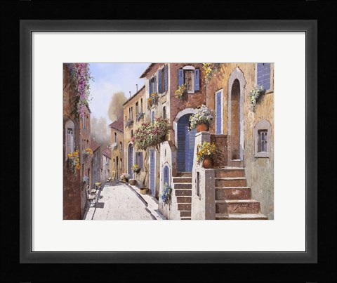 Framed La Strada al Sole Print