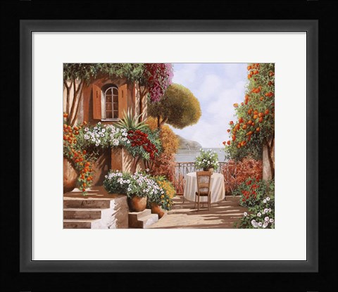 Framed Una Sedia in Attesa Print