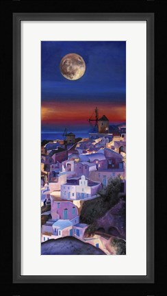 Framed Crepuscolo Tra I Mulini Print