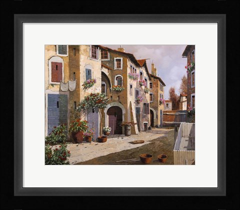 Framed Ombre Per Strada Print