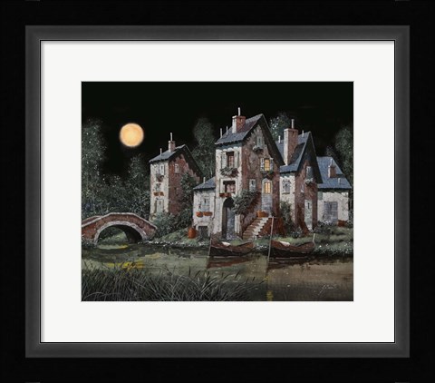 Framed Verde Notturno Print