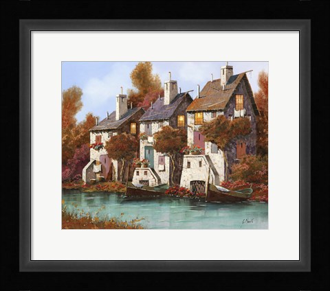 Framed Case Al Crepuscolo Print