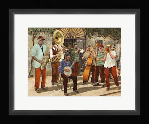 Framed Un Po' Di Jazz Print