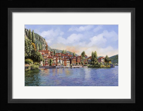 Framed Bellagio A Colori Print
