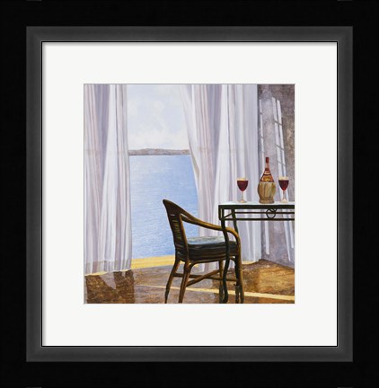 Framed Due Rossi Al Mare Print