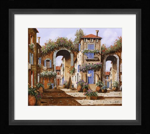 Framed Arcate Nel Borgo Print