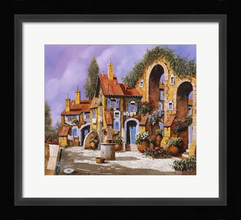 Framed Borgo A Colori Print