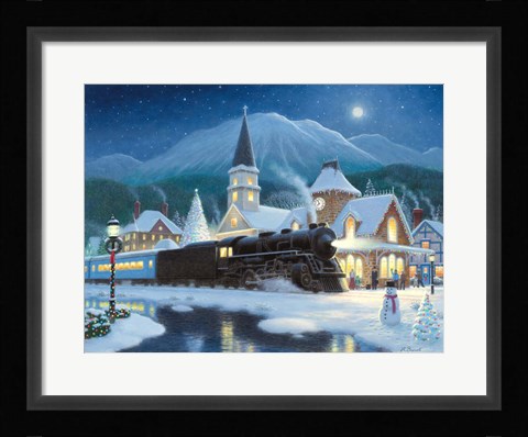 Framed Aurora Express Print