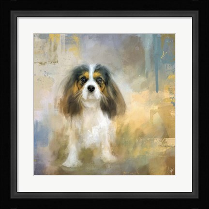 Framed Attentive Cavalier Print
