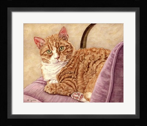 Framed Punky Mapes Print