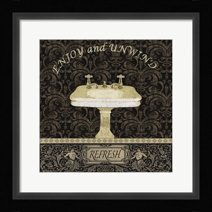 Framed Sink B Print