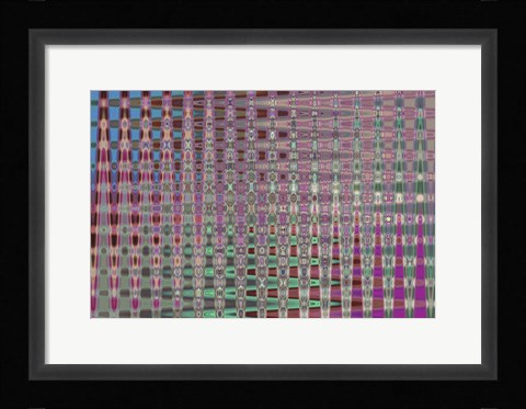 Framed Geometric Abstract Print