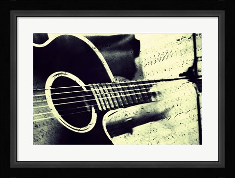 Framed Music From the Heart Print