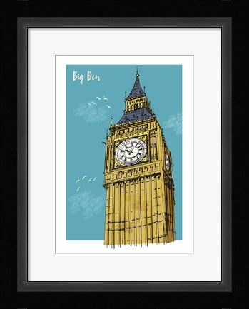Framed Big Ben Print