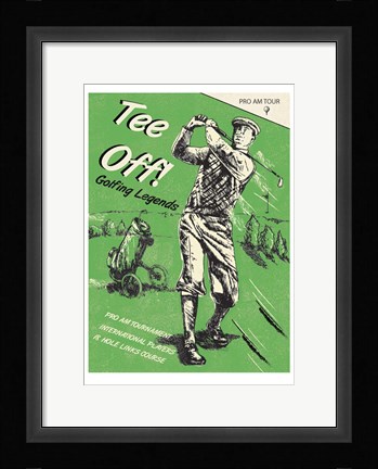 Framed Golf Print