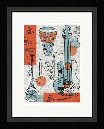 Framed Jazz Print