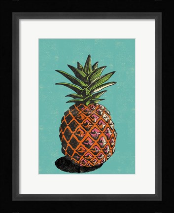 Framed Pineapple Print
