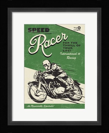 Framed Speed Racer Print