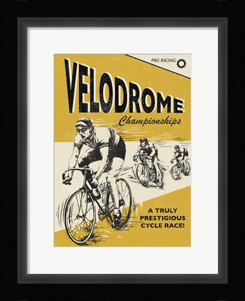 Framed Velodrome Print