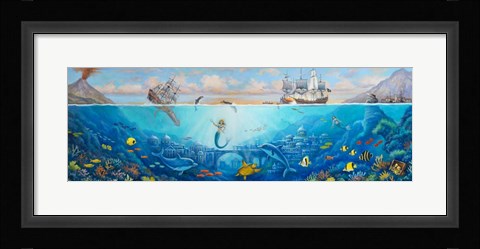 Framed Guardians of Atlantis Print