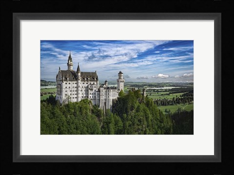 Framed Castle In The Sky Print